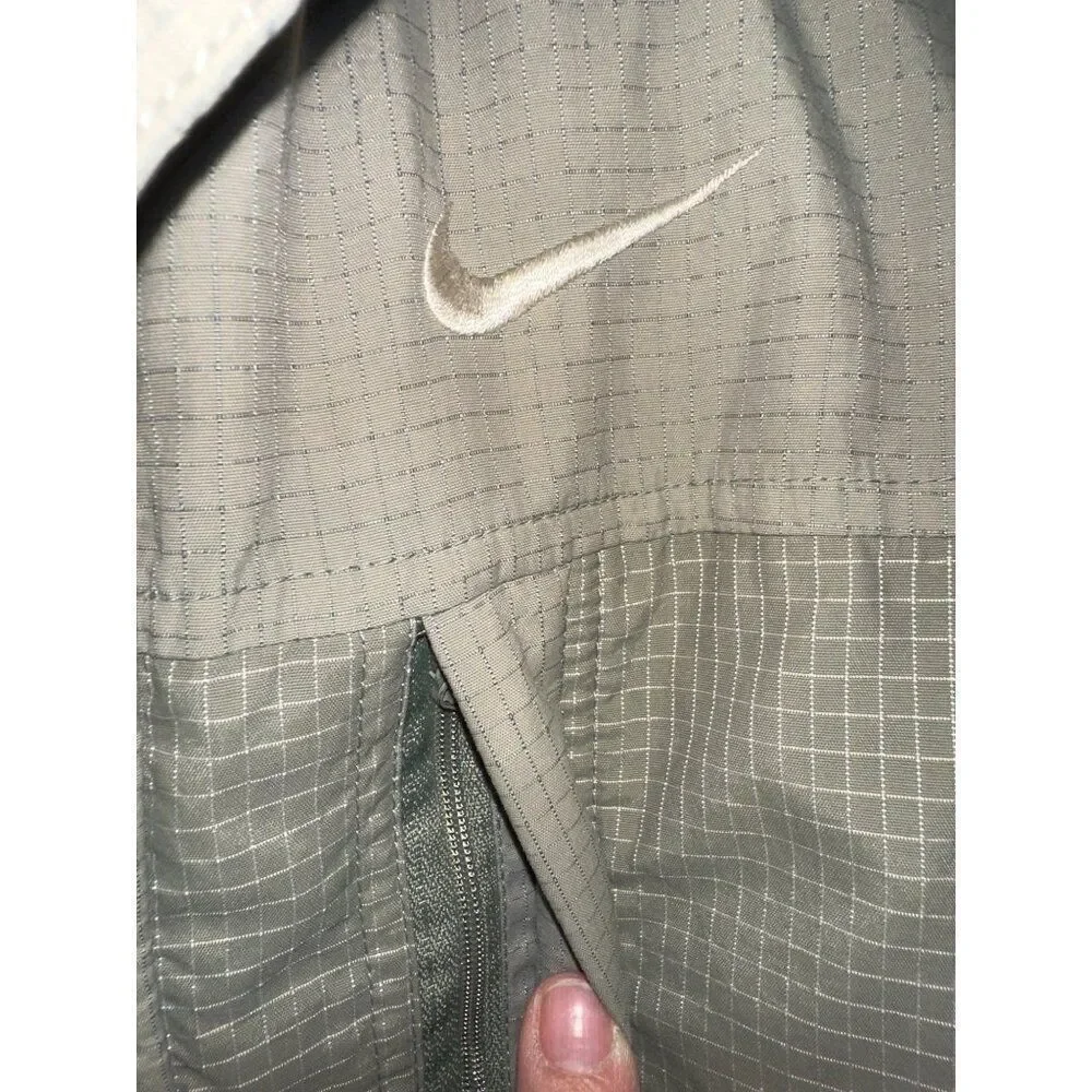 VERY RARE NIKE‎ 90’s (1999-2000) Vintage Green Zip Up Coat Size Medium
